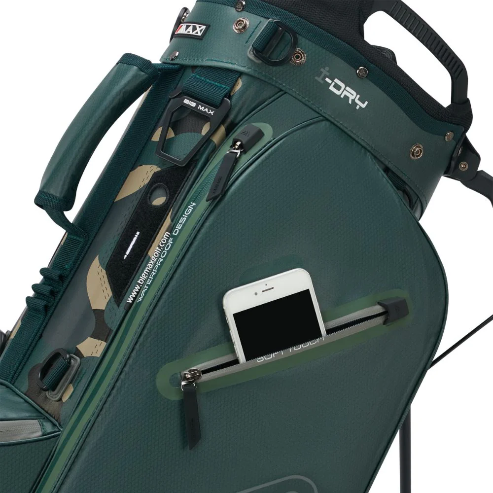 Big Max Aqua Eight H Golf Stand Bag 2026 - Forest Green / Green Camo - Image 9