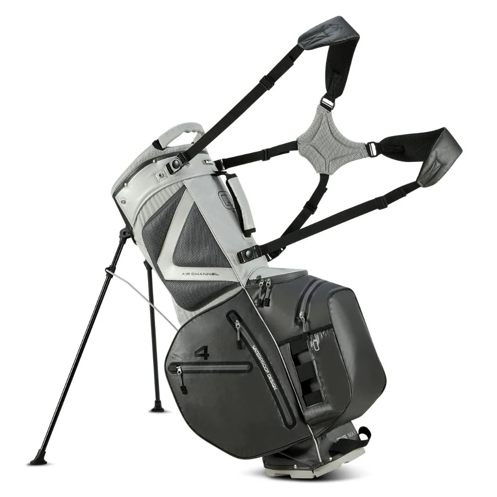 Big Max Aqua Hybrid 4 Golf Stand Bag - Grey / Silver - Image 2