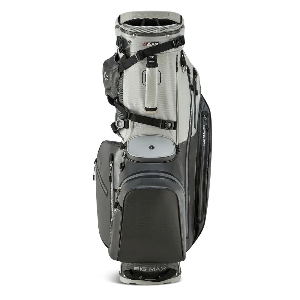 Big Max Aqua Hybrid 4 Golf Stand Bag - Grey / Silver - Image 3