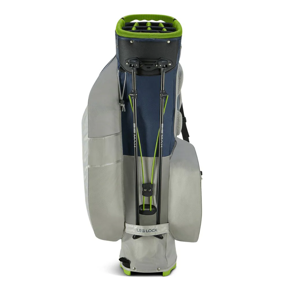 Big Max Aqua Hybrid 4 Golf Stand Bag - Navy / Grey / Lime - Image 4