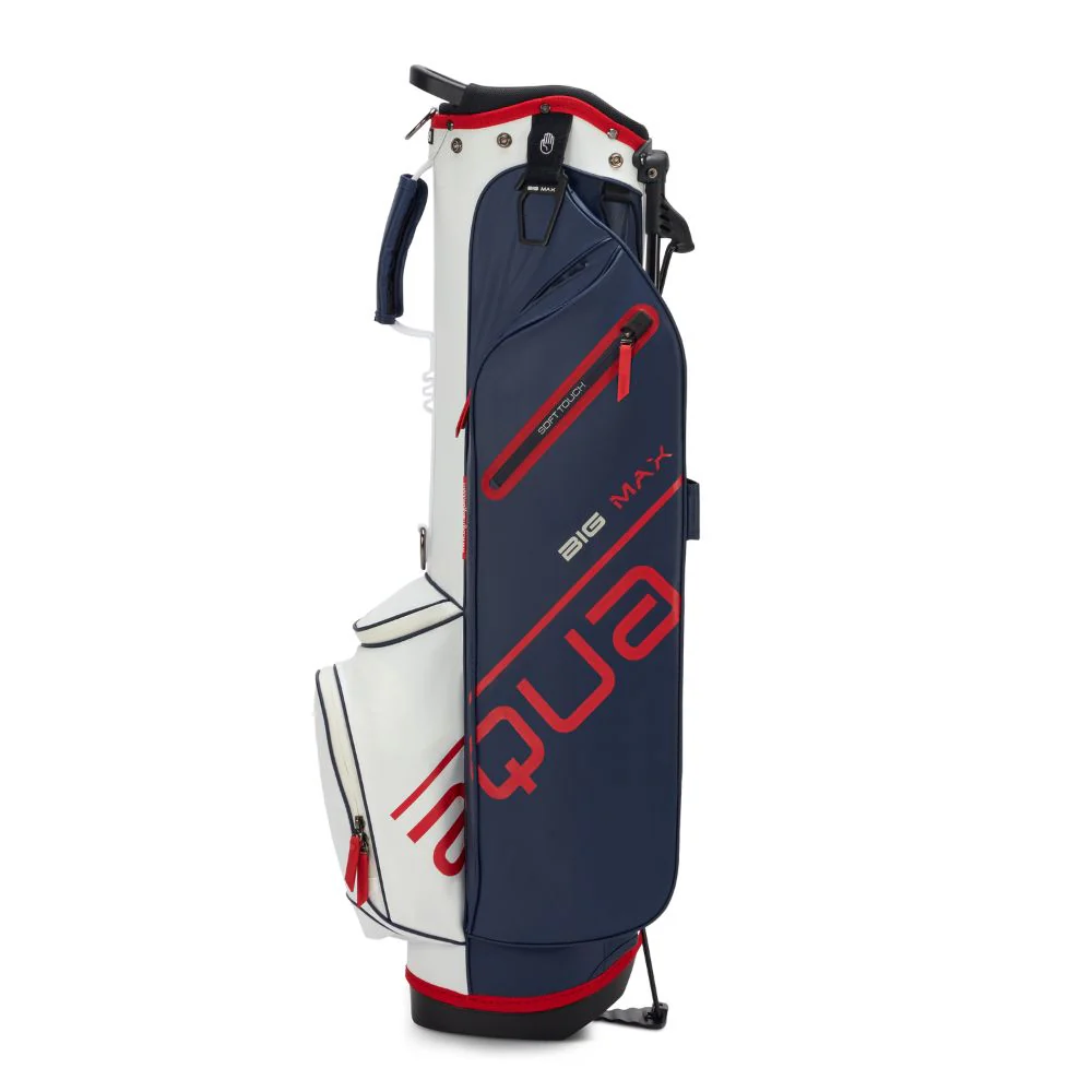 Big Max Aqua Seven H Golf Stand Bag 2026 - Navy / White / Red - Image 5
