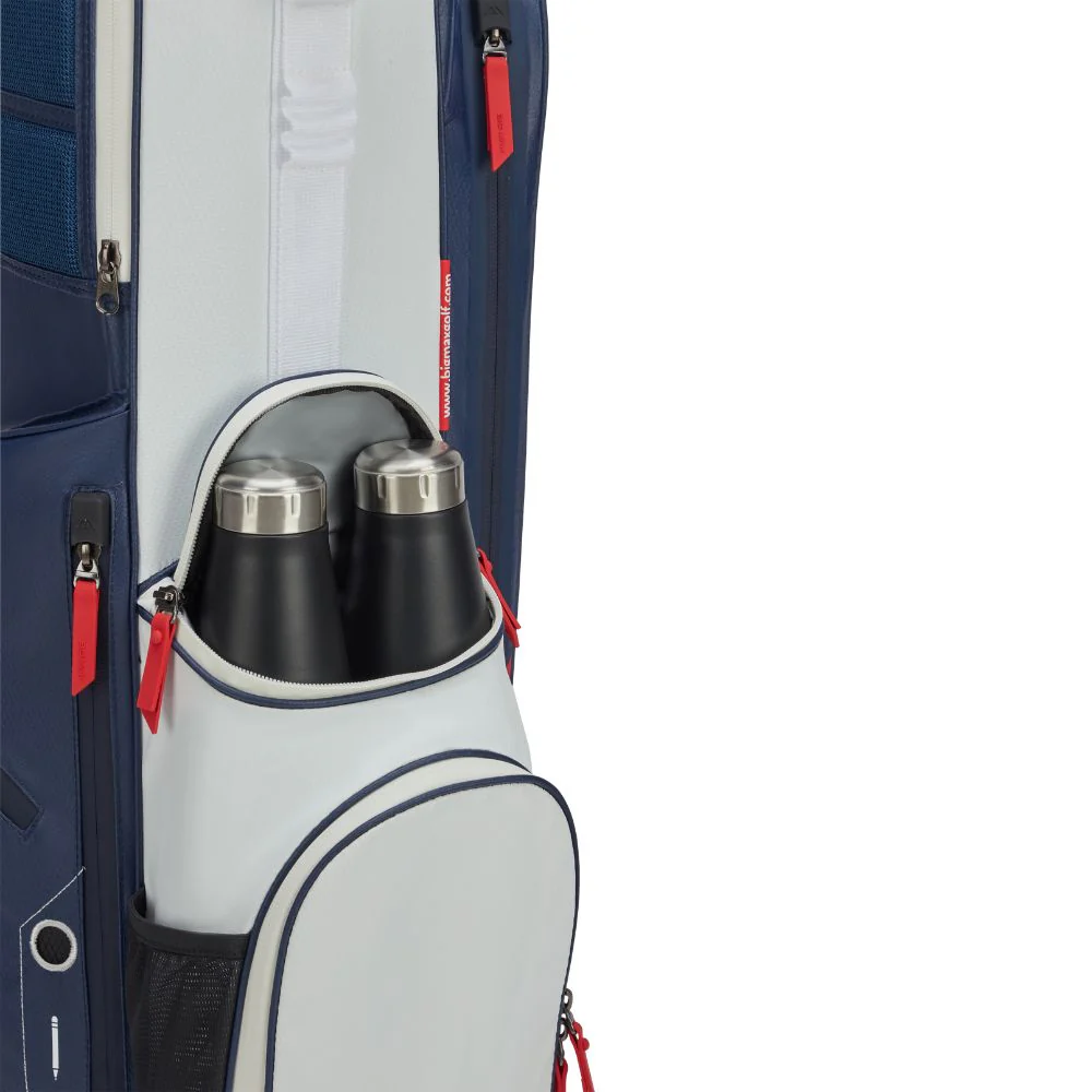 Big Max Aqua Seven H Golf Stand Bag 2026 - Navy / White / Red - Image 8