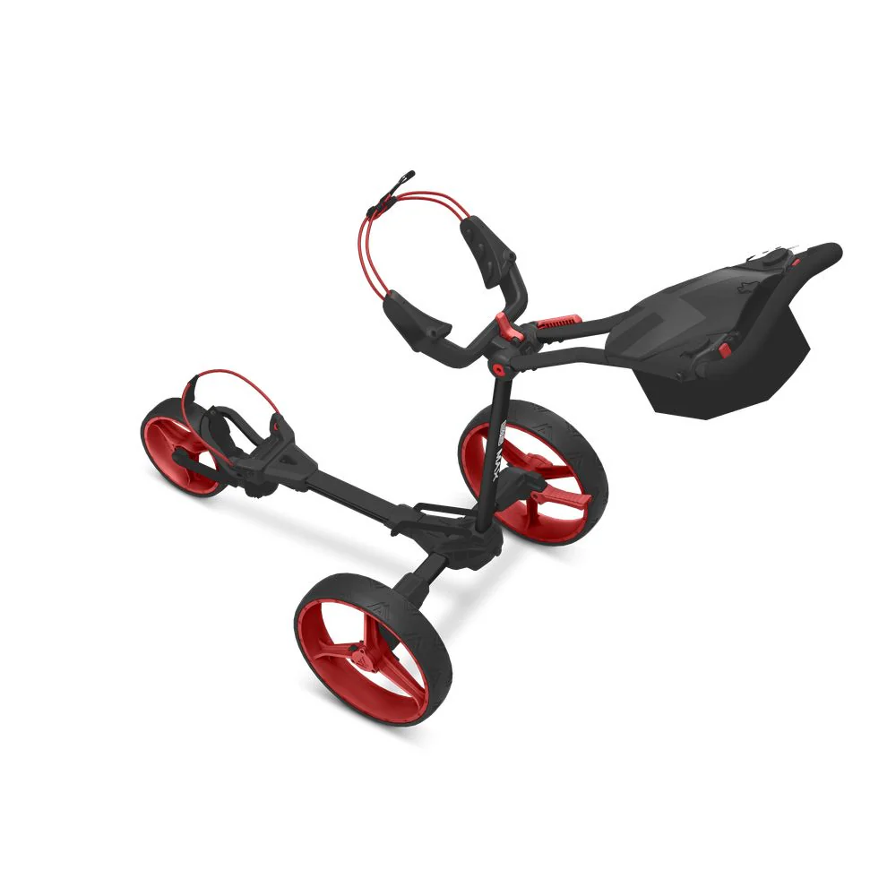 Big Max Blade Trio Golf Trolley - Phantom Black / Red - Image 2