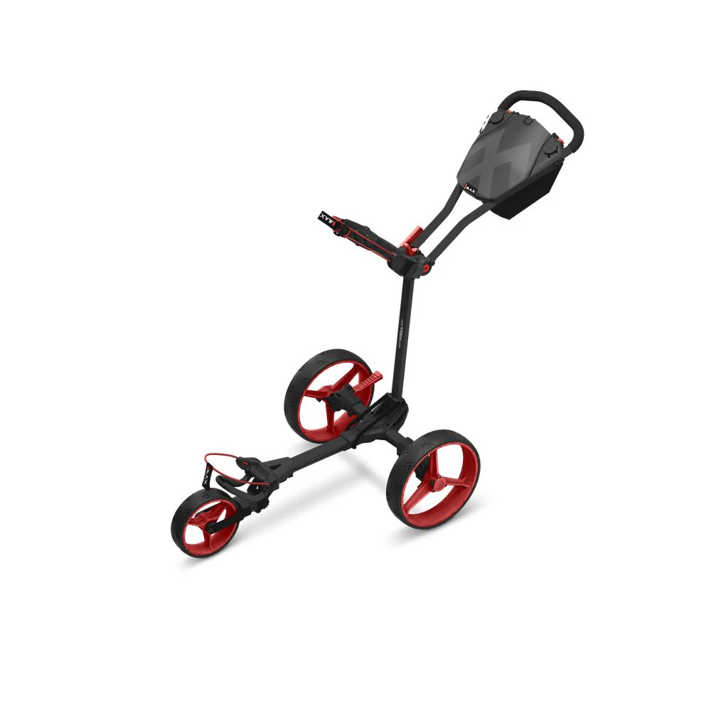 Big Max Blade Trio Golf Trolley - Phantom Black / Red - Image 4