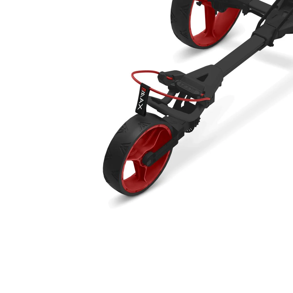 Big Max Blade Trio Golf Trolley - Phantom Black / Red - Image 9