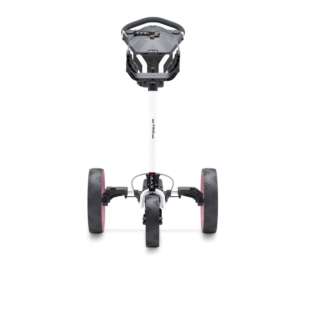 Big Max Blade Trio Golf Trolley - White / Pink - Image 5