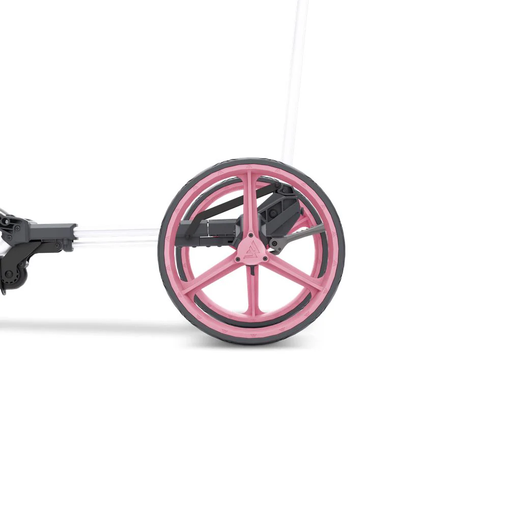 Big Max Blade Trio Golf Trolley - White / Pink - Image 8
