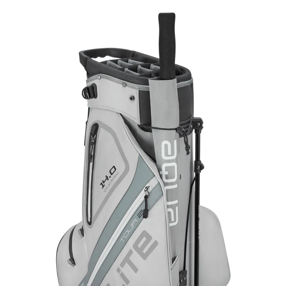 Big Max Dri Lite Hybrid Tour 2 Golf Stand Bag 2025 - Silver / Grey - Image 6