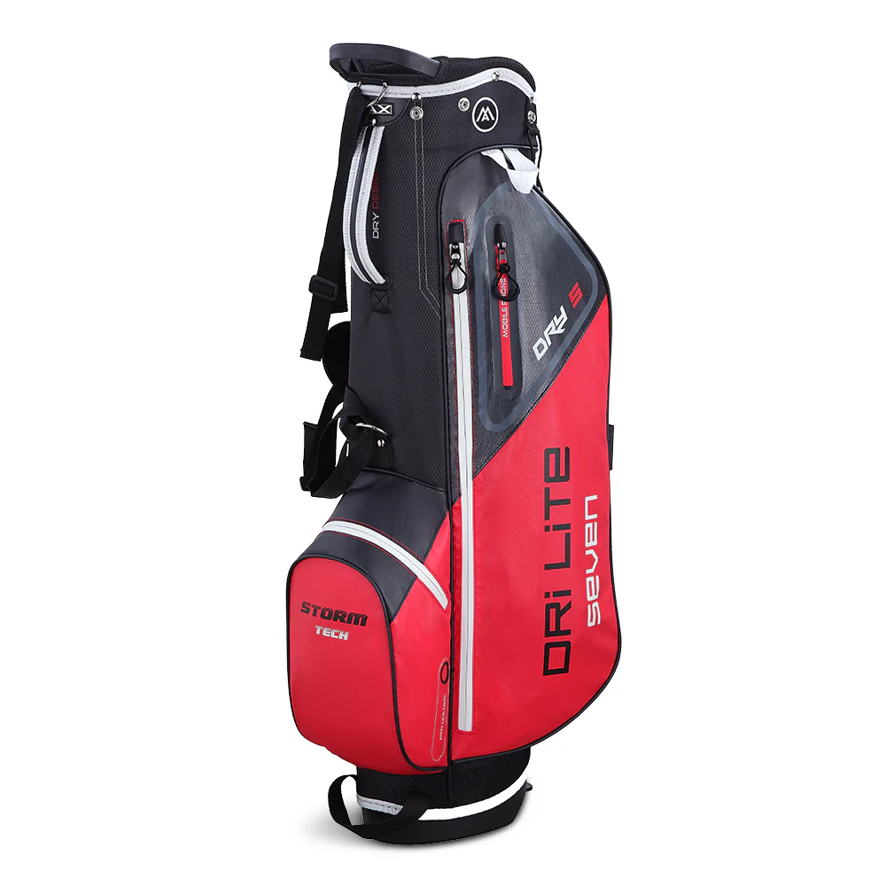 Big Max Dri Lite Seven G Golf Stand Bag - Red Black - Image 2