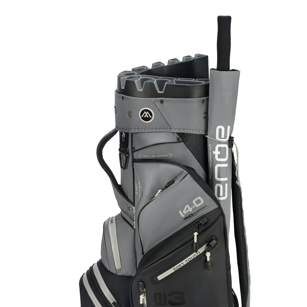 Big Max Dri Lite Silencio 3 Organiser Golf Cart Bag 2026 - Black / Grey - Image 6