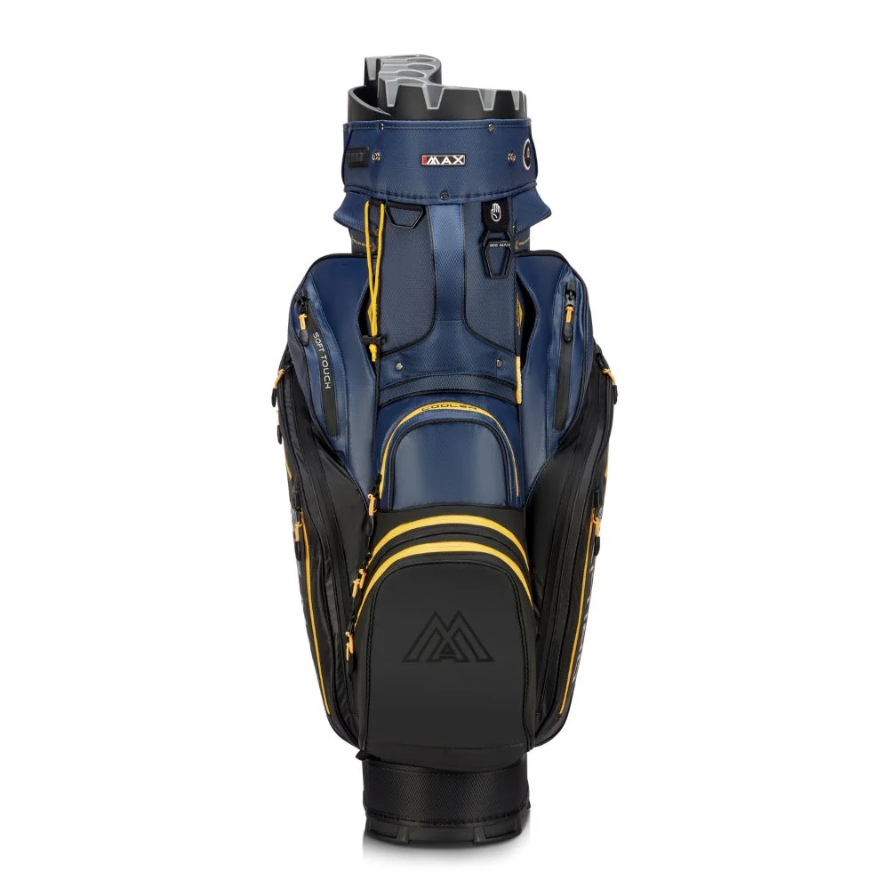 Big Max Dri Lite Silencio 3 Organiser Golf Cart Bag 2026 - Black / Navy / Corn - Image 2