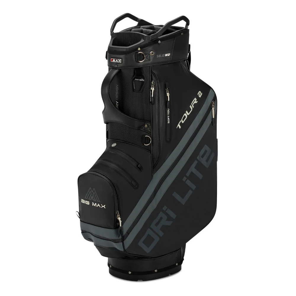Big Max Dri Lite Tour 2 Golf Cart Bag 2026 - Black / Charcoal