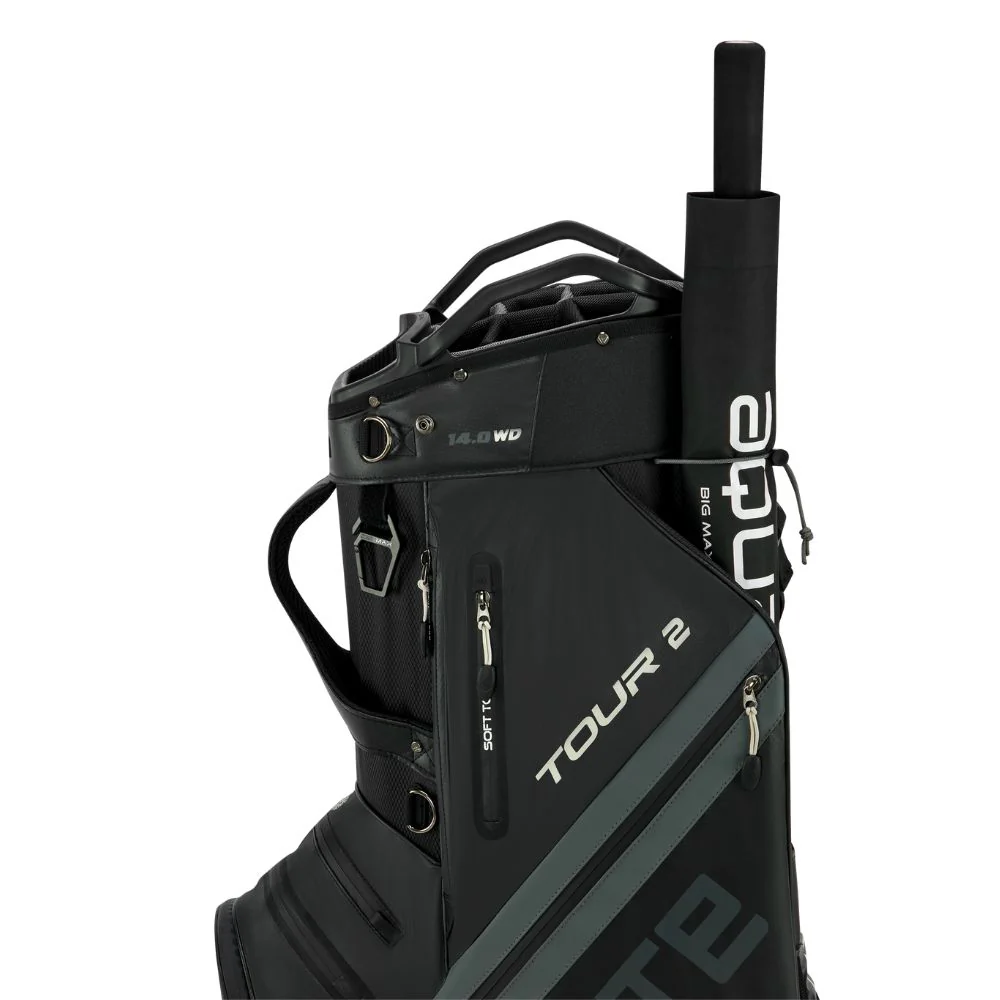 Big Max Dri Lite Tour 2 Golf Cart Bag 2026 - Black / Charcoal - Image 6