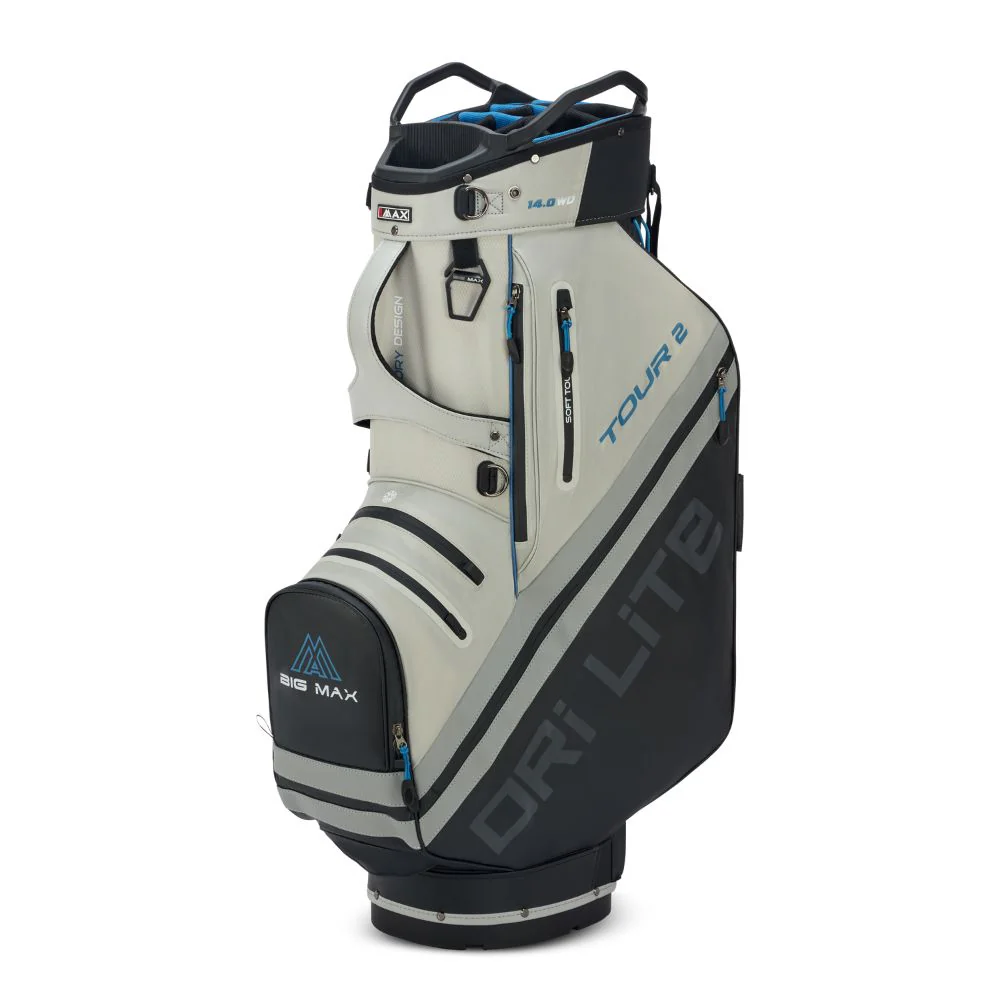 Big Max Dri Lite Tour 2 Golf Cart Bag 2026 - Black / Off White / Blue