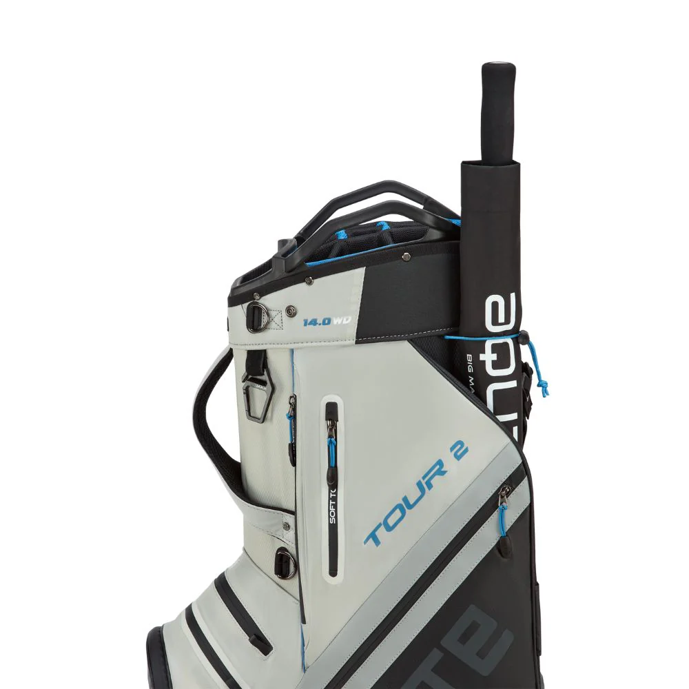 Big Max Dri Lite Tour 2 Golf Cart Bag 2026 - Black / Off White / Blue - Image 6