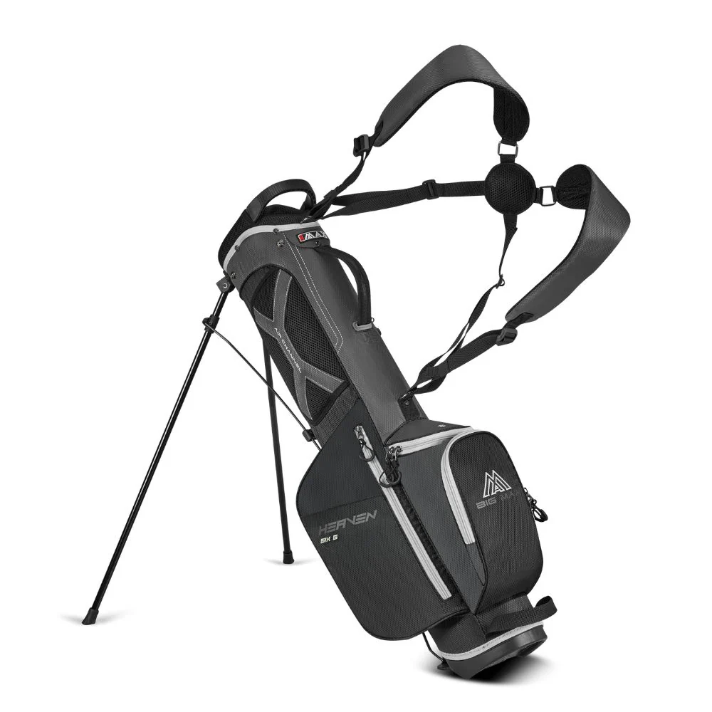 Big Max Heaven Six G Golf Stand Bag - Charcoal / Black / White - Image 2