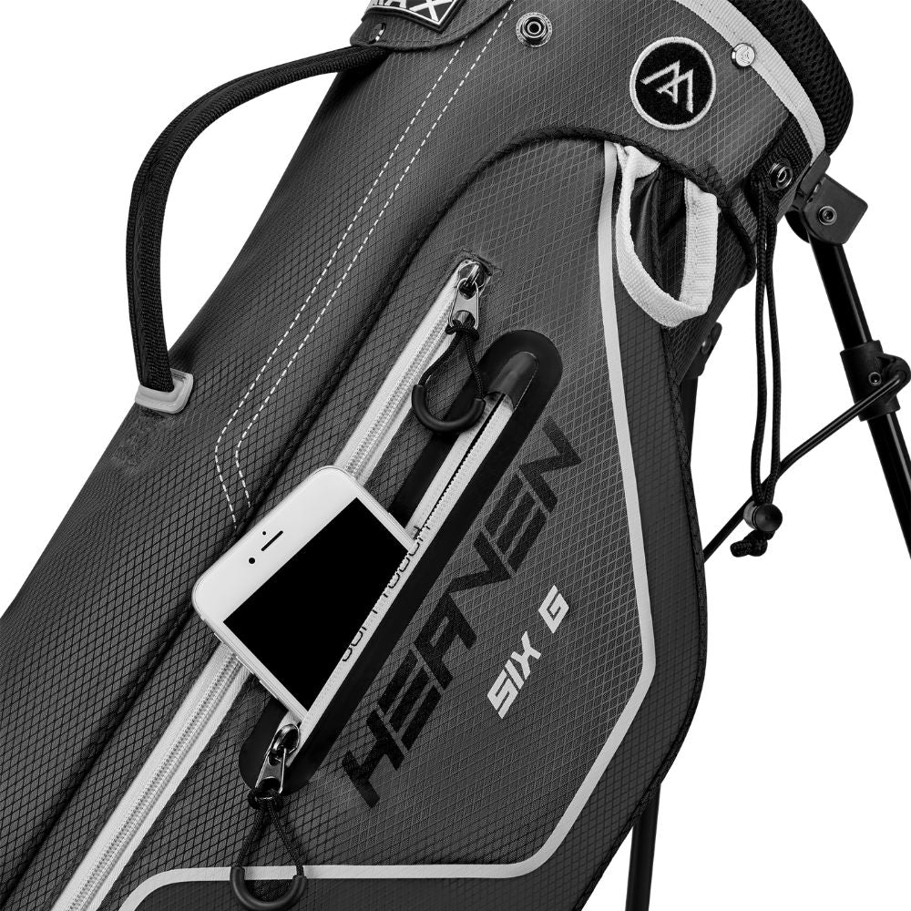Big Max Heaven Six G Golf Stand Bag - Charcoal / Black / White - Image 9