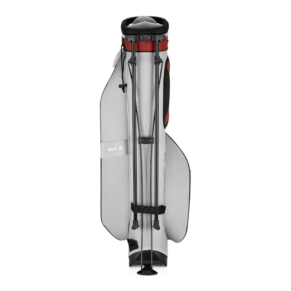 Big Max Heaven Six G Golf Stand Bag - Merlot / Off White - Image 6