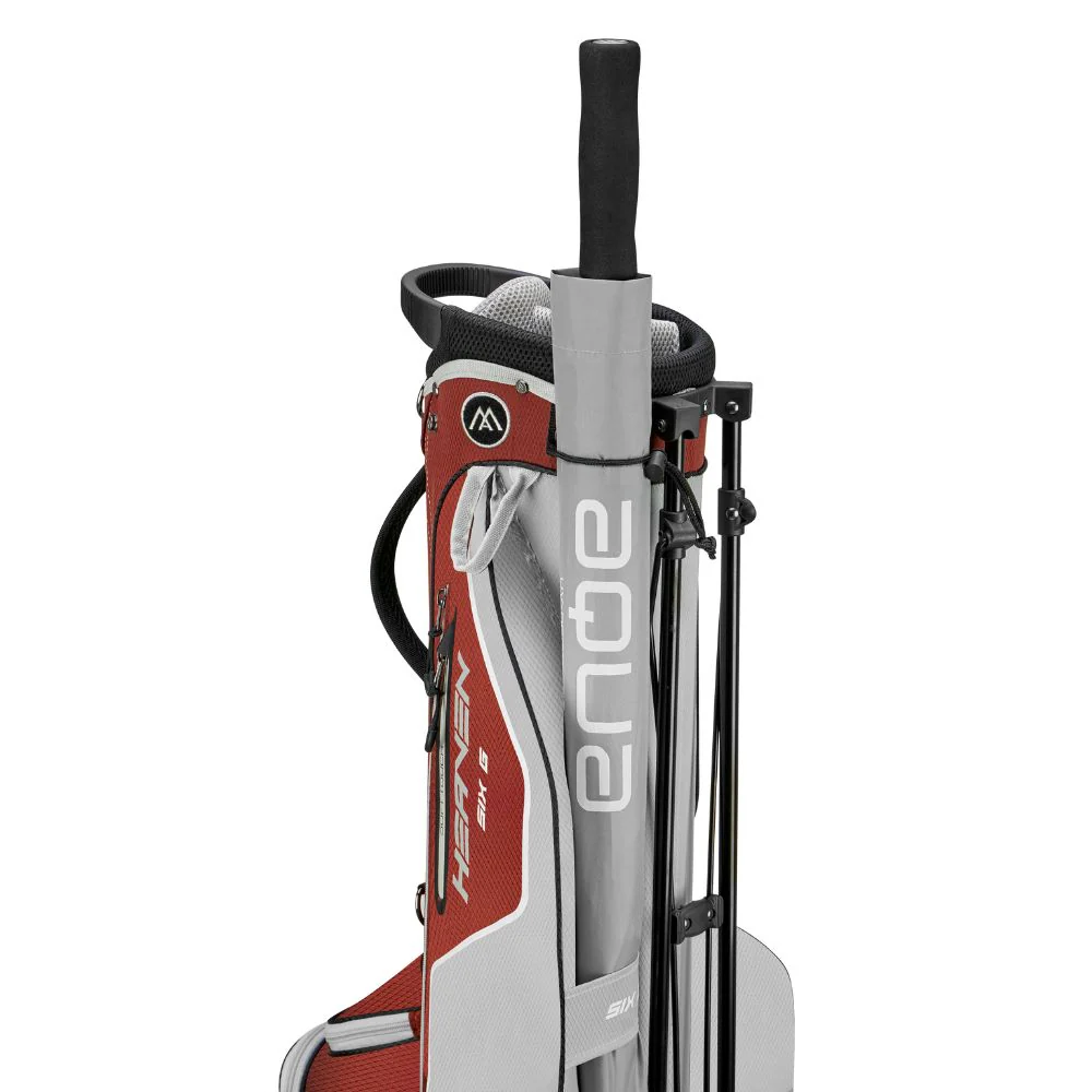 Big Max Heaven Six G Golf Stand Bag - Merlot / Off White - Image 7
