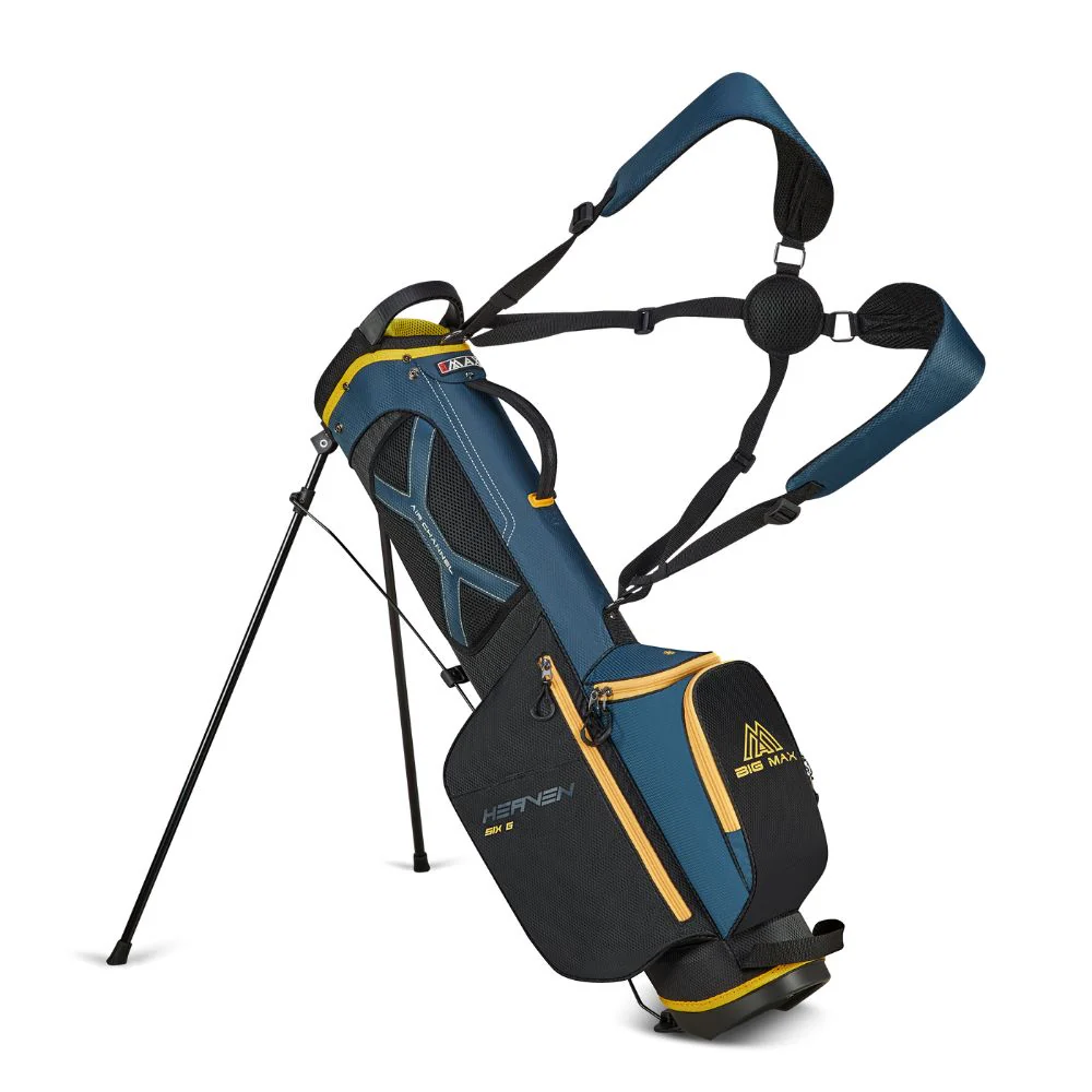 Big Max Heaven Six G Golf Stand Bag - Navy / Black / Ray Flower - Image 2