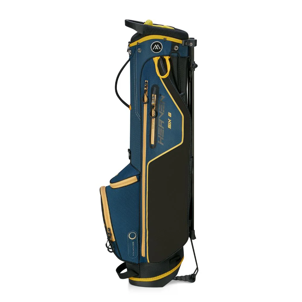 Big Max Heaven Six G Golf Stand Bag - Navy / Black / Ray Flower - Image 3