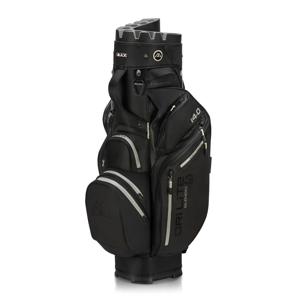 Big Max Dri Lite Silencio 3 Organiser Golf Cart Bag 2026 - Black