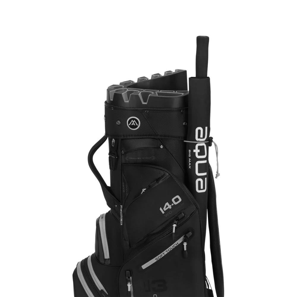 Big Max Dri Lite Silencio 3 Organiser Golf Cart Bag 2026 - Black - Image 6