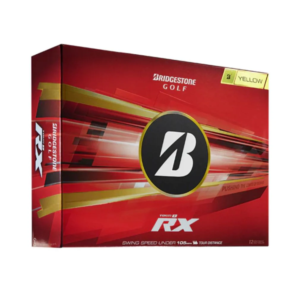 Bridgestone Tour B RX Golf Balls 2026 - Yellow