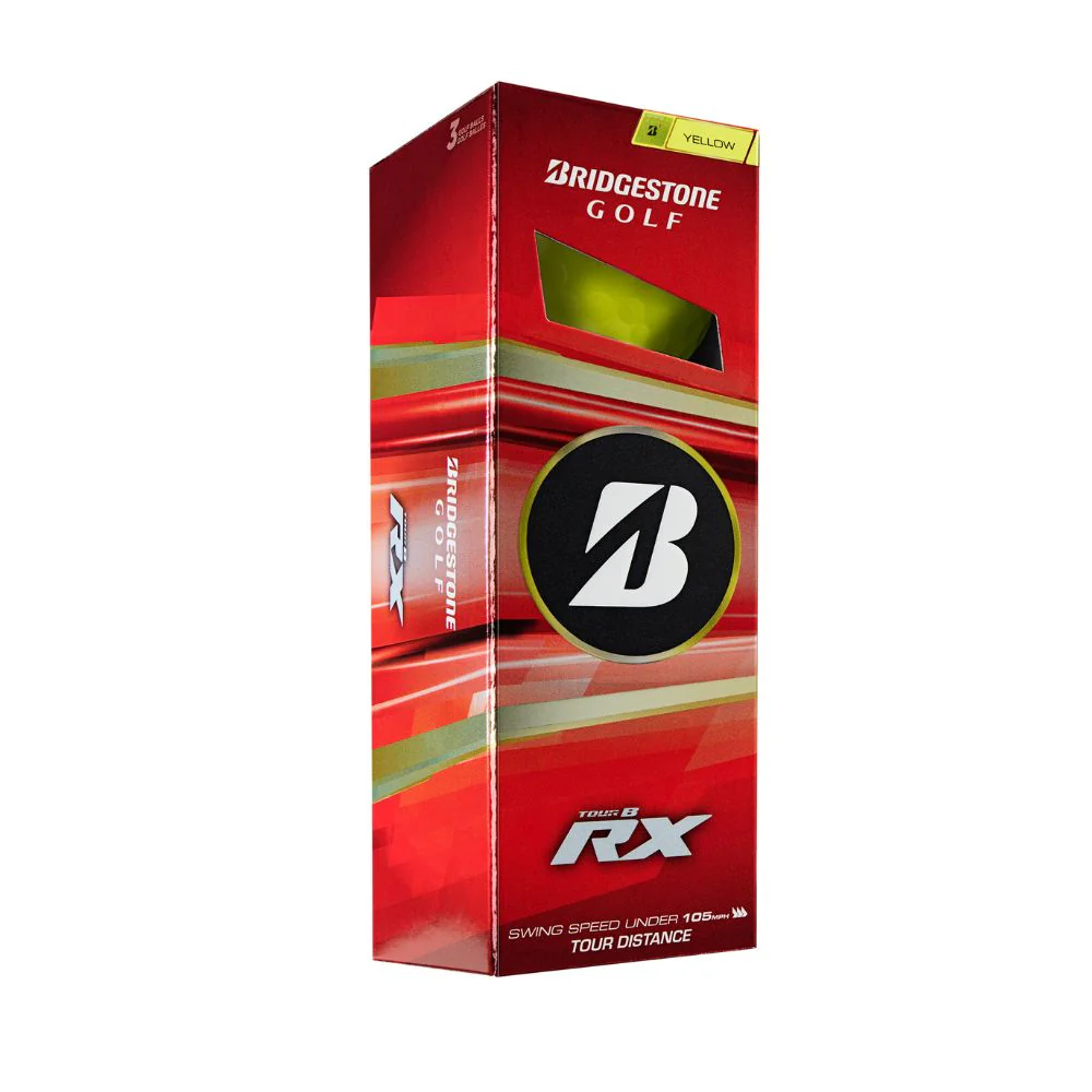 Bridgestone Tour B RX Golf Balls 2026 - Yellow - Image 4