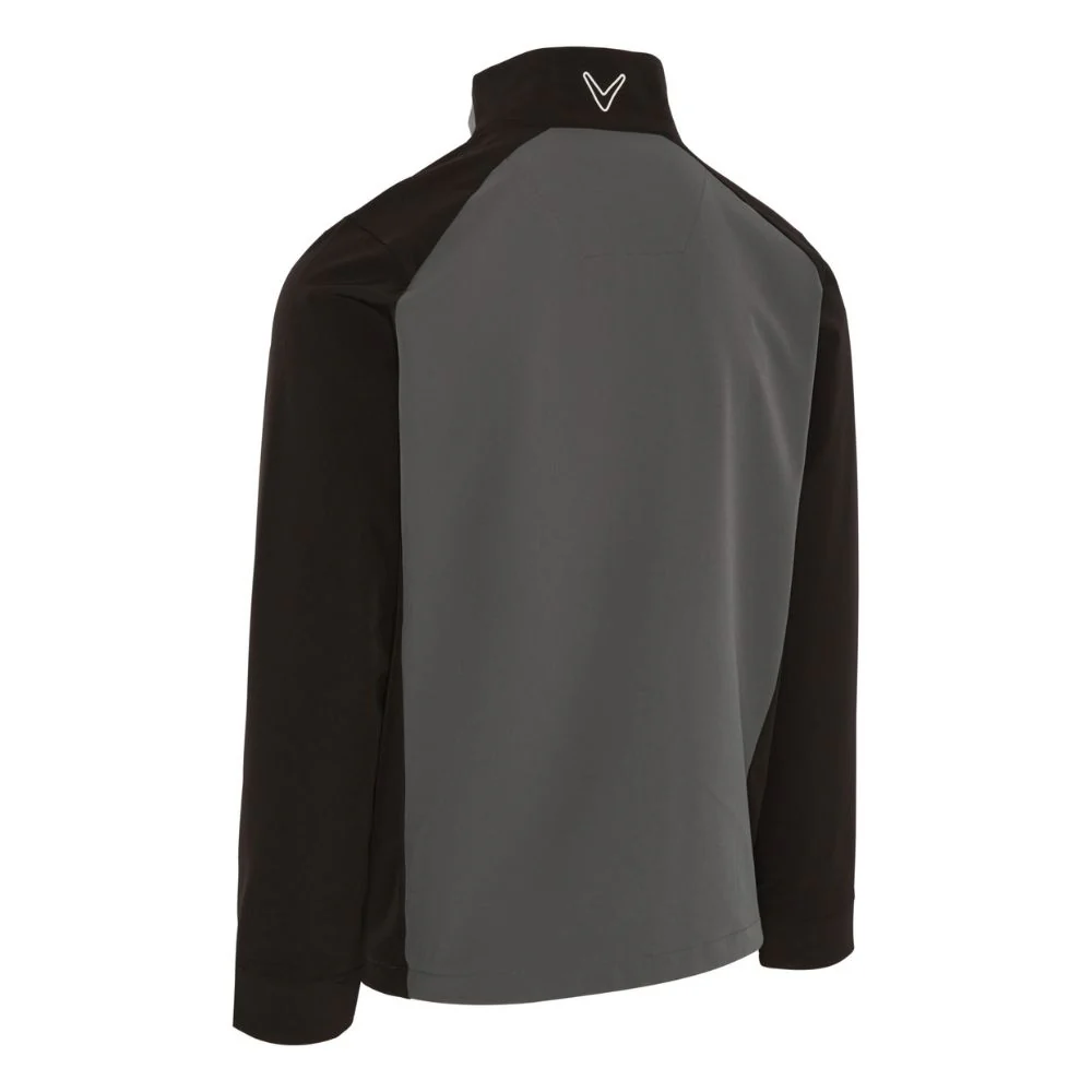 Callaway 1/2 Zip Mens Golf Wind Jacket 2025 - Caviar - Image 2