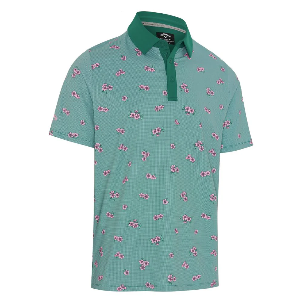 Callaway Azalea Gingham Print Golf Polo 2026 - CGKSG084-326