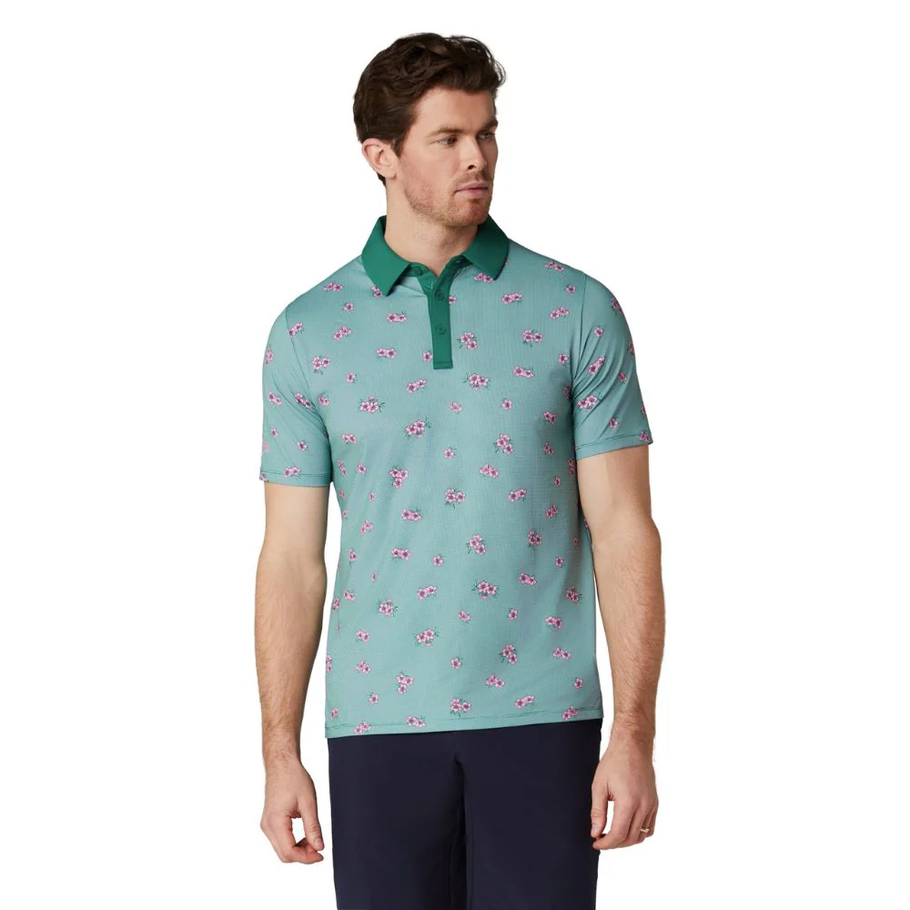 Callaway Azalea Gingham Print Golf Polo 2026 - CGKSG084-326 - Image 3