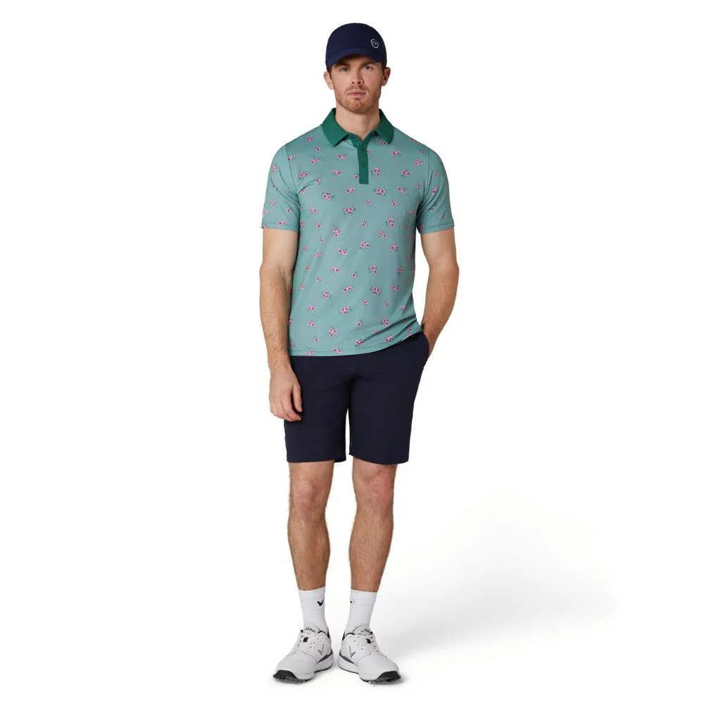 Callaway Azalea Gingham Print Golf Polo 2026 - CGKSG084-326 - Image 6