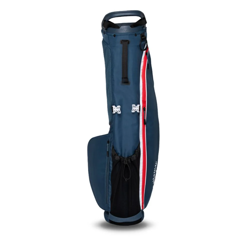 Callaway Carry+ Pencil Golf Bag 2025 - Navy / White / Red - Image 4