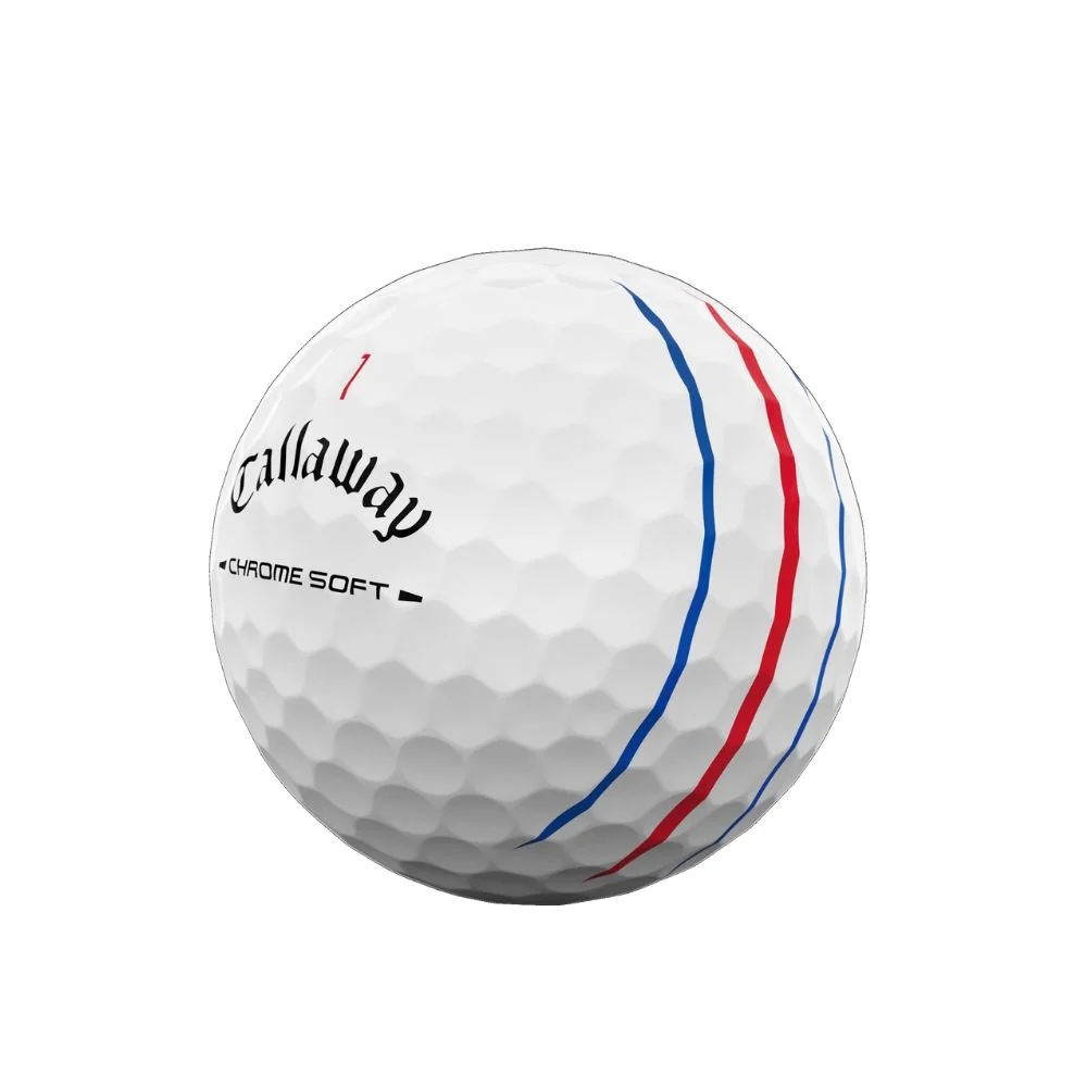 Callaway Chrome Soft Triple Track Golf Balls 2026 - White - Image 3