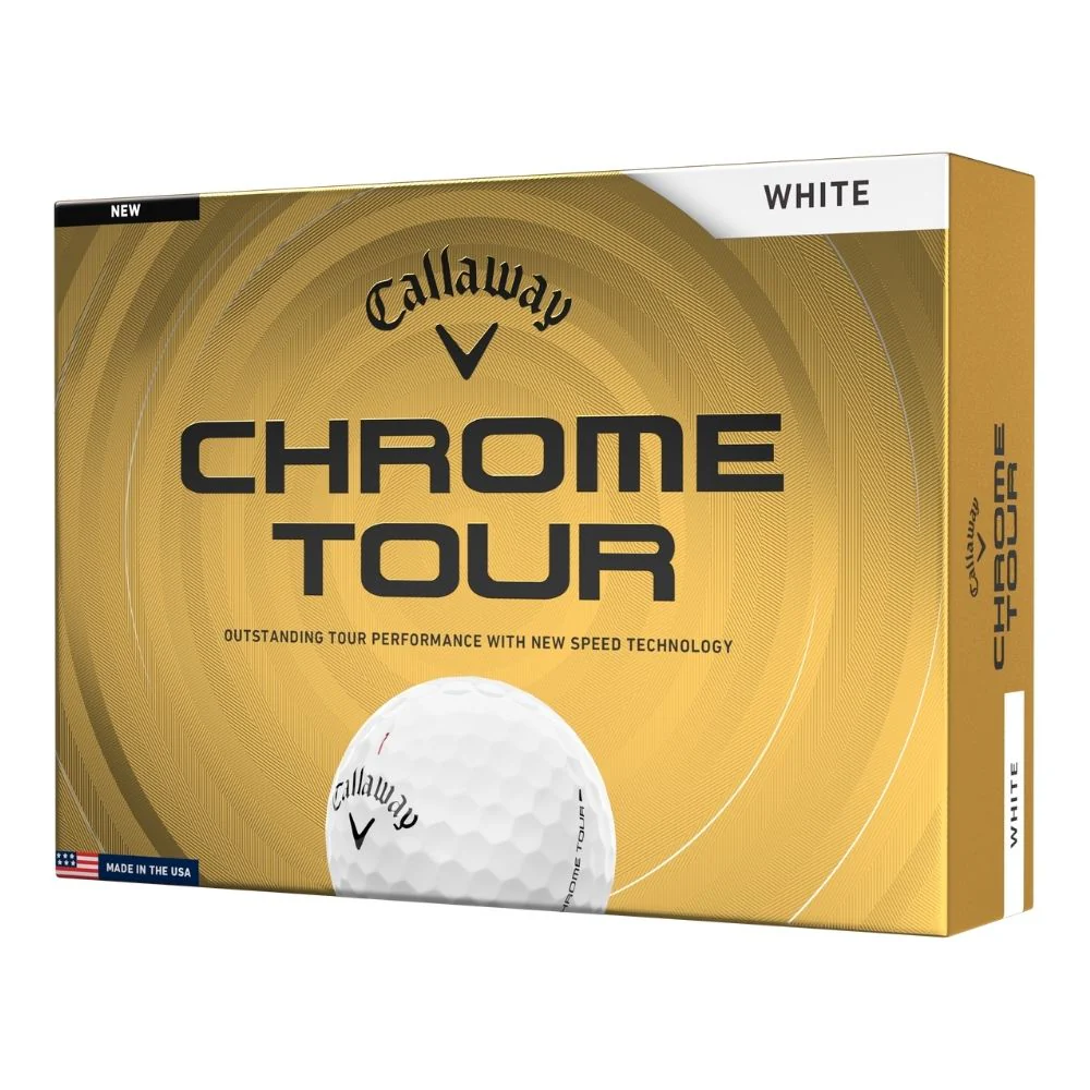 Callaway Chrome Tour Golf Balls 2026 - White