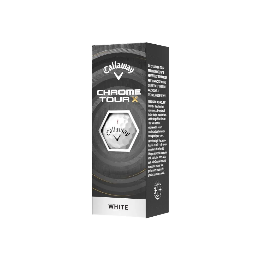 Callaway Chrome Tour X Golf Balls 2026 - White - Image 2