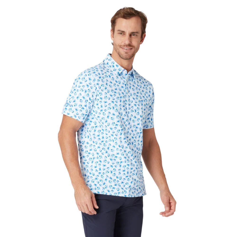 Callaway Crab Novelty Mens Golf Polo Shirt 2025 - Bright White - Image 3