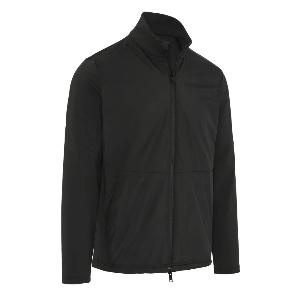Callaway Mixed Media Full Zip Mens Golf Jacket 2025 - Caviar