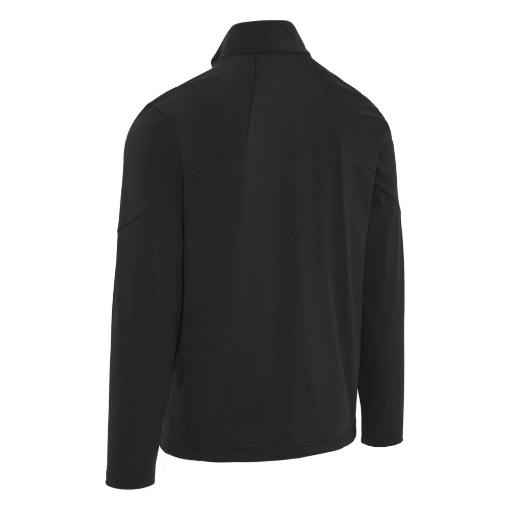 Callaway Mixed Media Full Zip Mens Golf Jacket 2025 - Caviar - Image 2