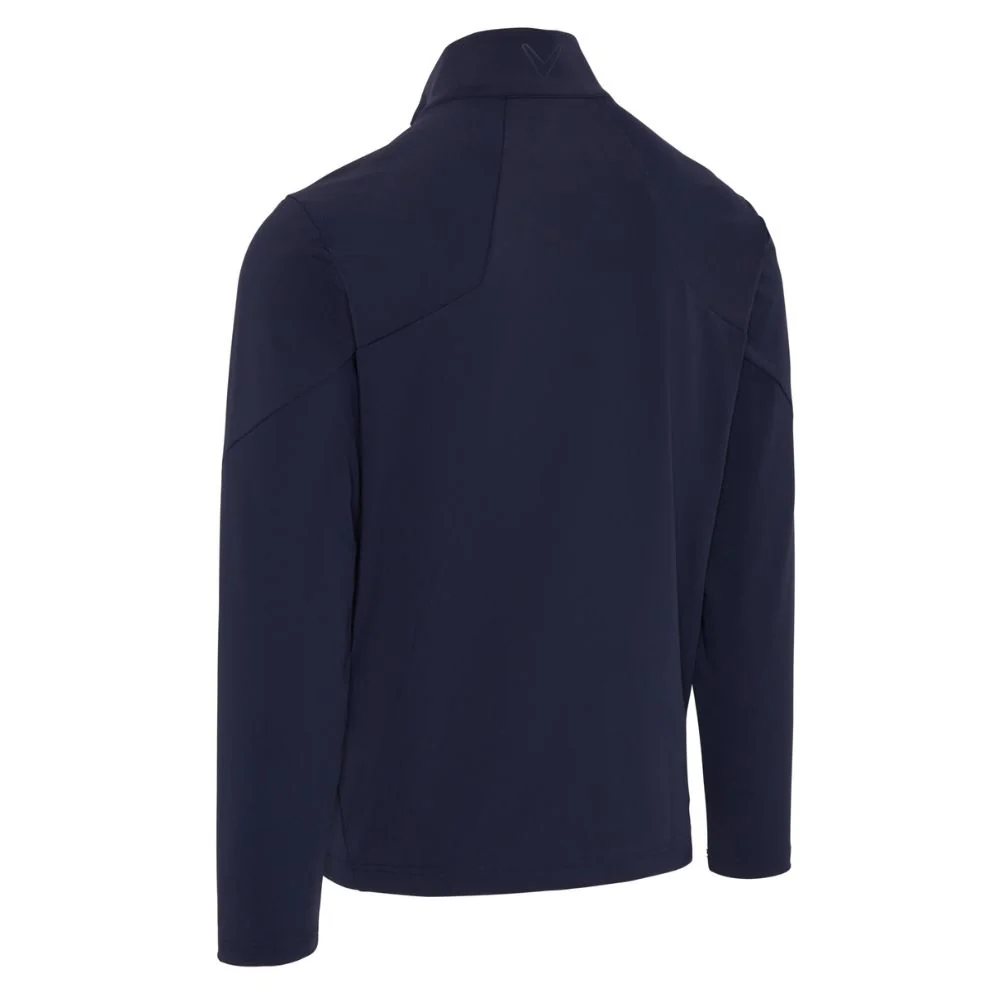 Callaway Mixed Media Full Zip Mens Golf Jacket 2025 - Peacoat - Image 2