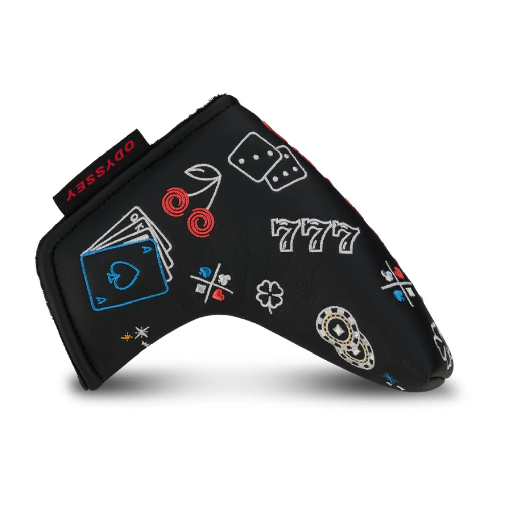 Odyssey Golf Luck Blade Putter Headcover - Black - Image 2