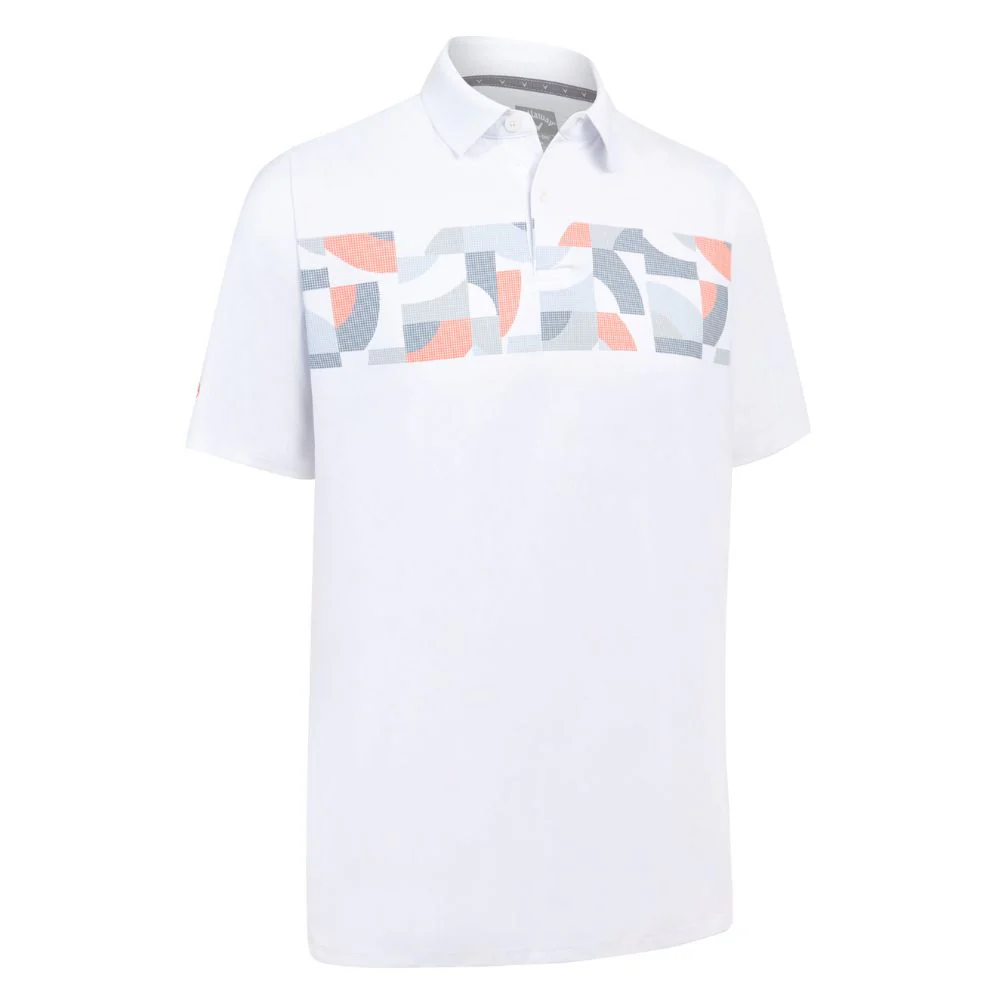 Callaway Optical 'C' Mens Golf Polo Shirt 2025 - Bright White