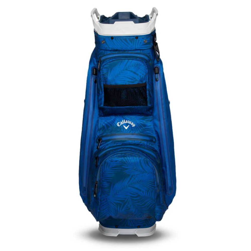 Callaway Org 14 Hyper Dry Cart Golf Bag - Blue Palms / Light Grey - Image 4