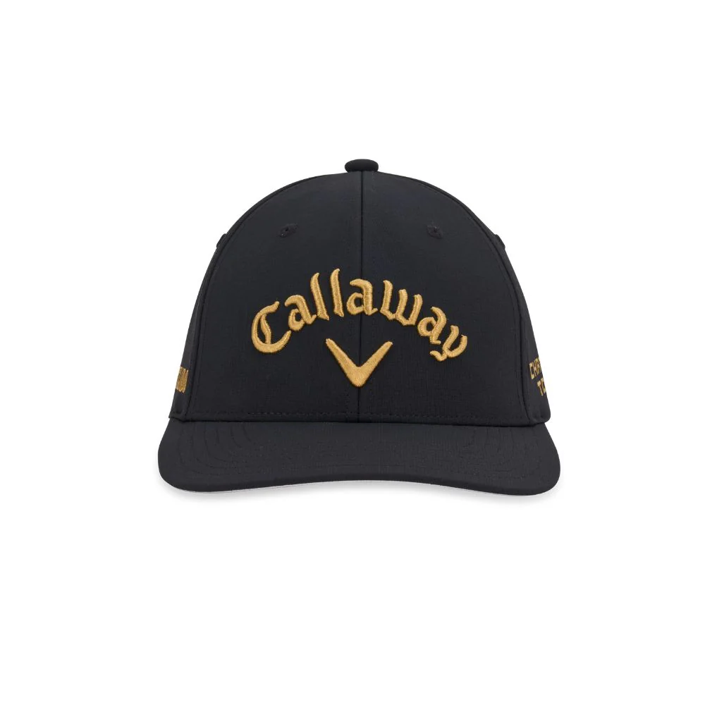 Callaway Performance Pro Golf Cap 2026 - Black / Gold - Image 2