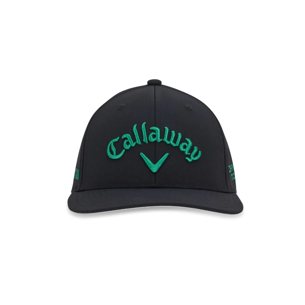 Callaway Performance Pro Golf Cap 2026 - Black / Green - Image 2