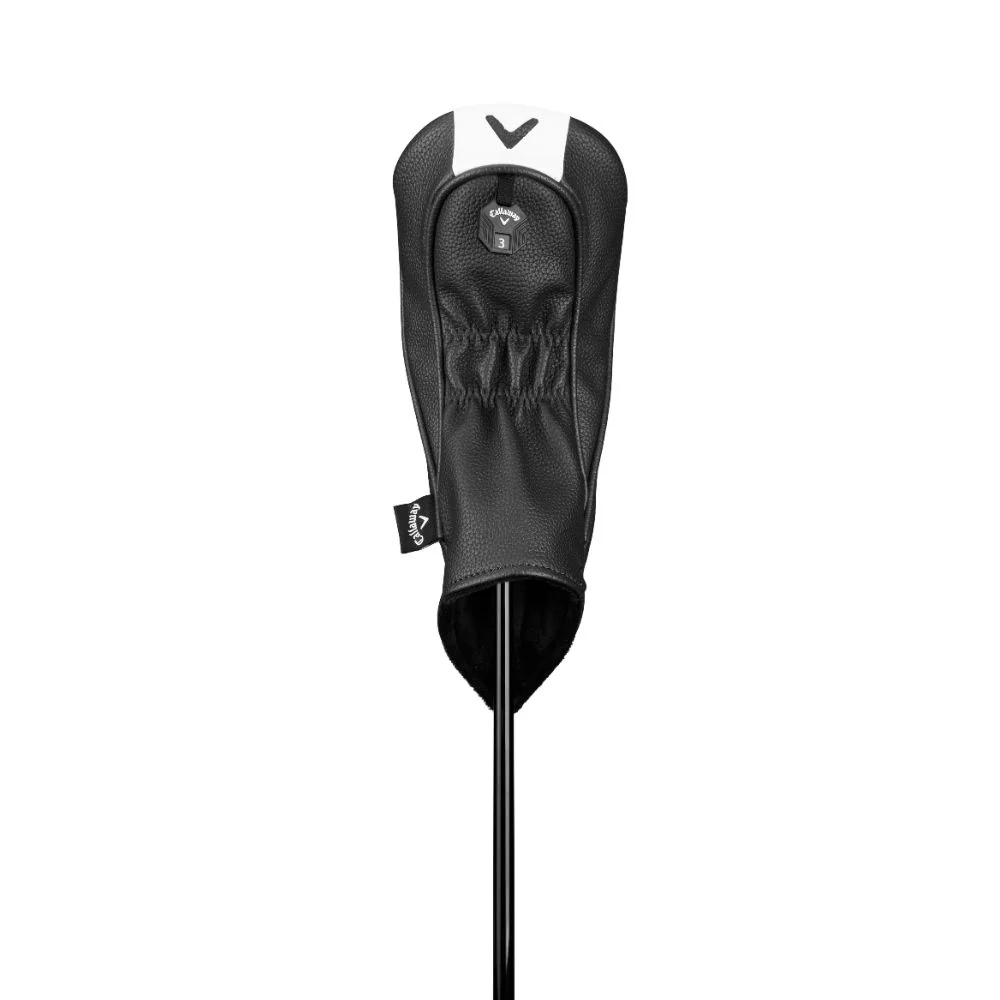 Callaway Golf Premium Fairway Headcover 2026 - Black / White - Image 2