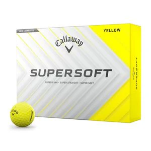 Callaway Supersoft Golf Balls - Yellow