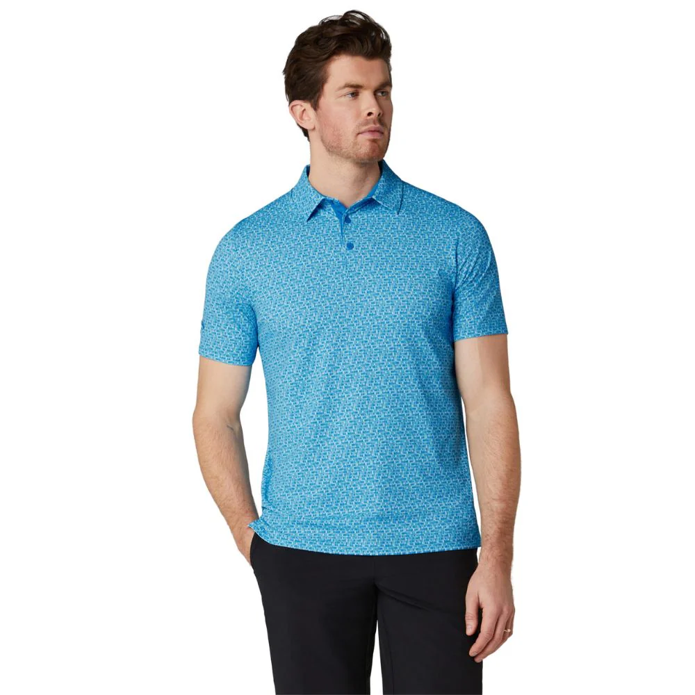 Callaway Tile Gingham Print Golf Polo 2026 - CGKSG064-431 - Image 3