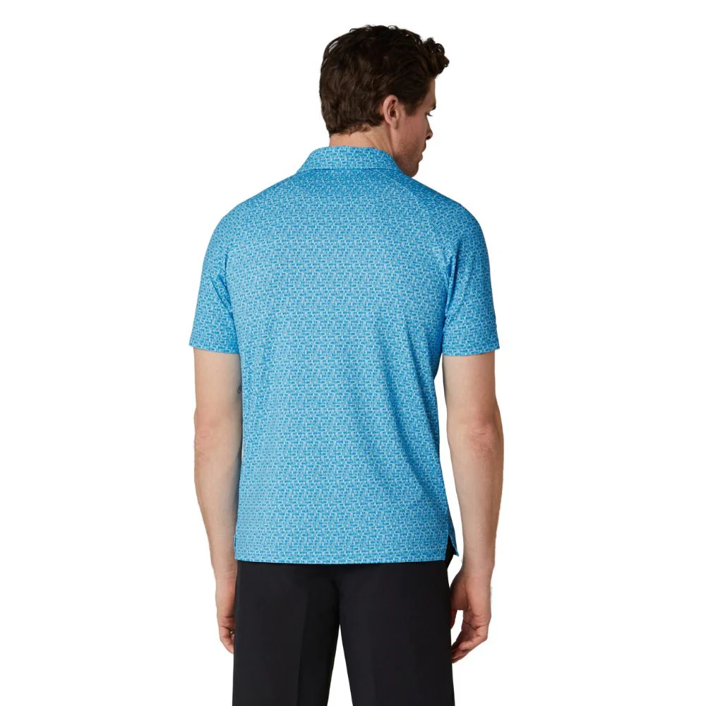 Callaway Tile Gingham Print Golf Polo 2026 - CGKSG064-431 - Image 4